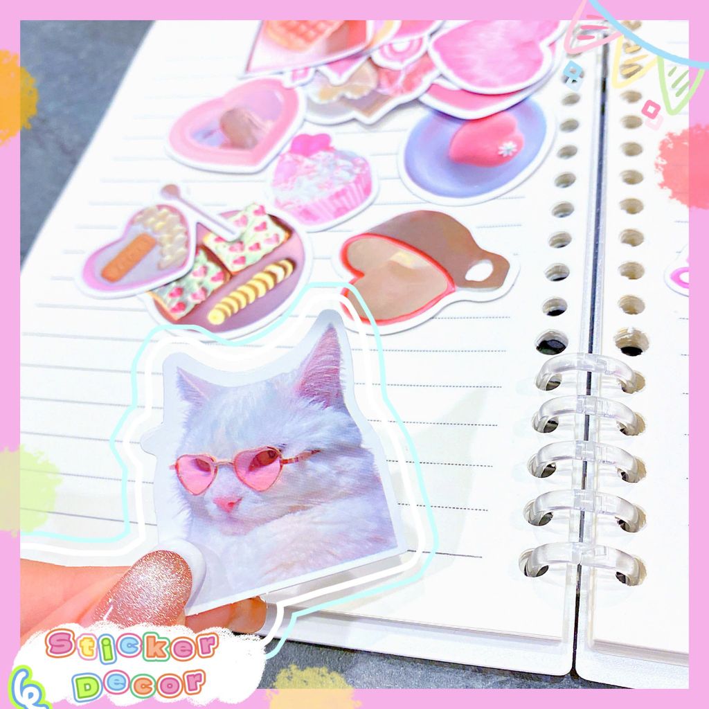 ** Set 50 Sticker chủ đề tình yêu