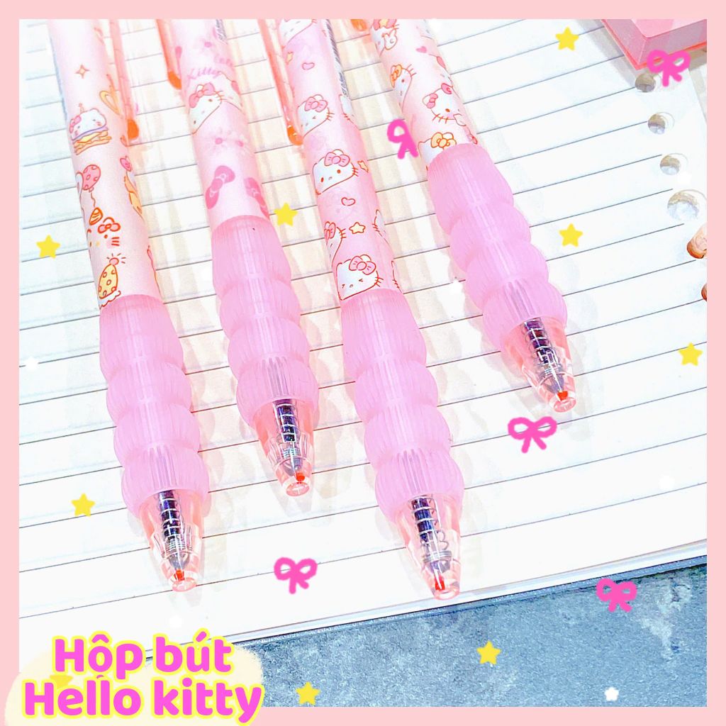** Bút bi Hello Kitty hồng (12k/cây)