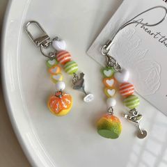 ** Móc khóa quả quýt lột vỏ