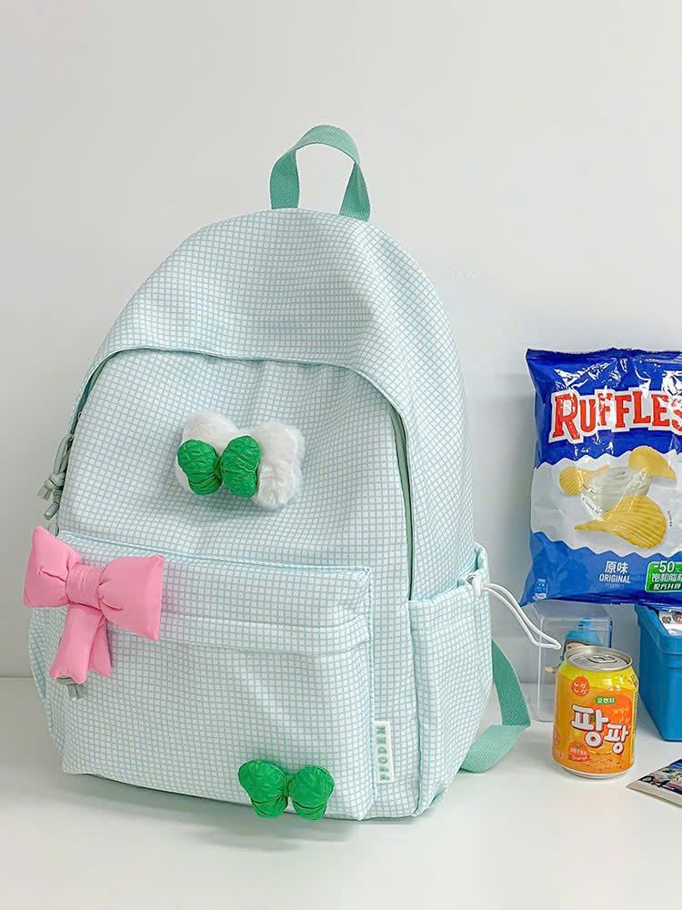 ** Balo vải Caro 3 nơ Mini