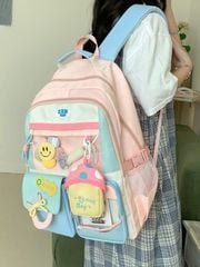 ** Balo vải ZHM BAG kèm 3 charm