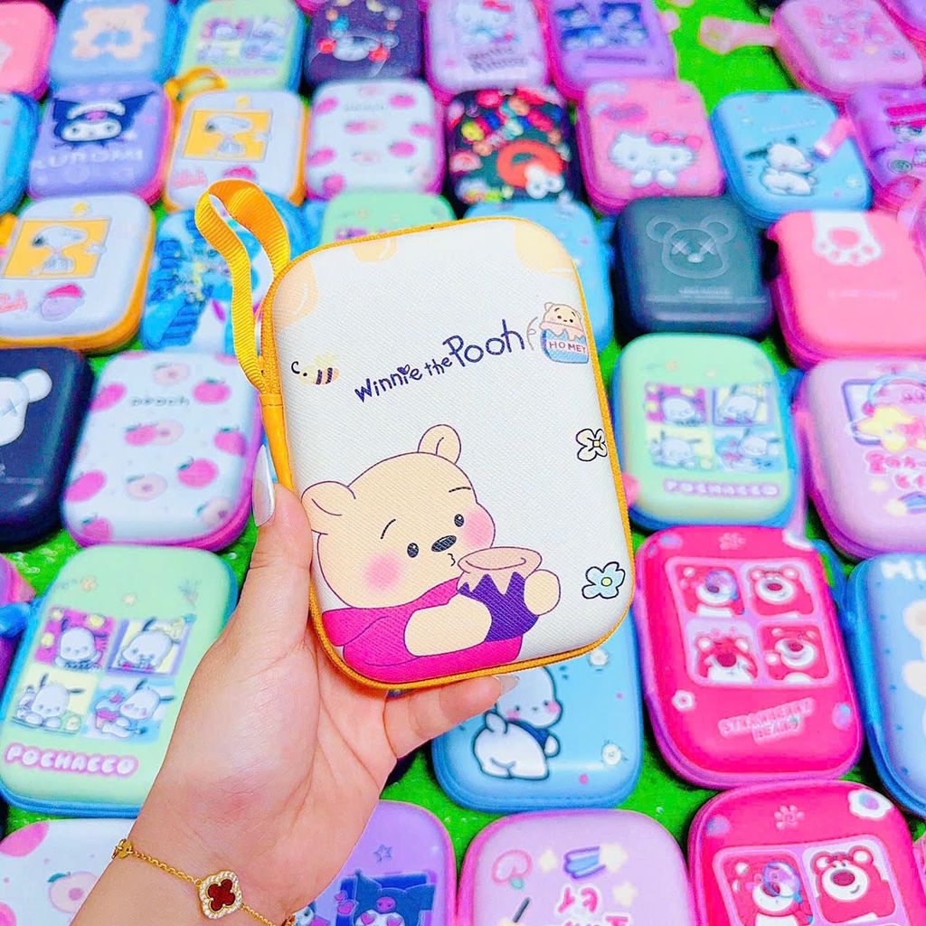 ** Hộp đựng phụ kiện chữ nhật cute