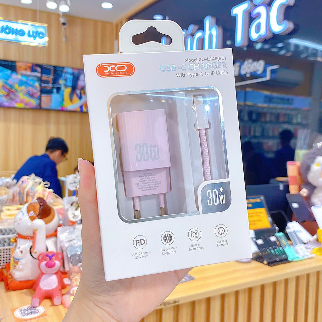 Bộ sạc Lightning XO L148 30W