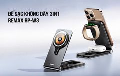 Đế sạc không dây Remax WP-W3 3 in 1 20.5W