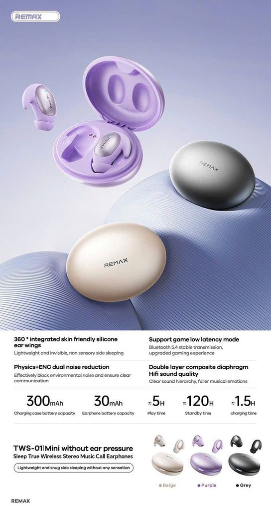 Tai nghe Bluetooth Remax TWS01