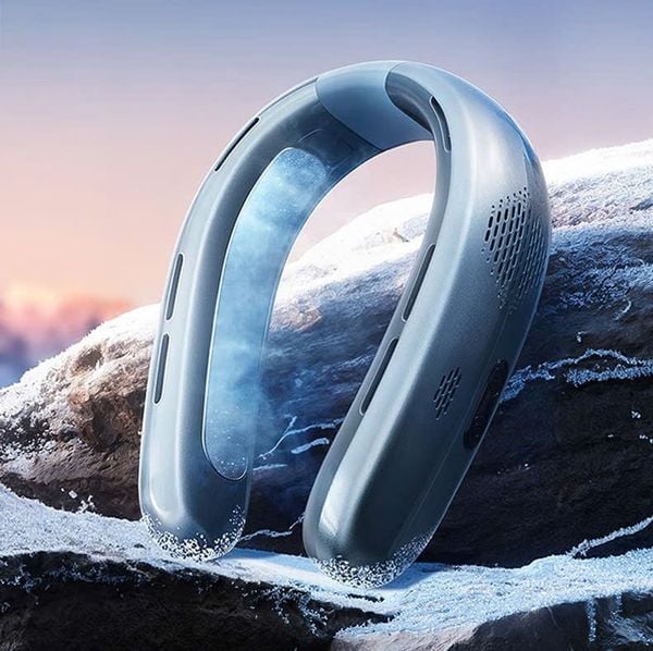 ** Quạt đeo cổ + sò lạnh Remax GF02 4.000mAh