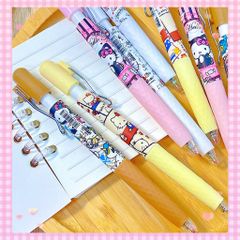 ** Bút bi Kitty móc gài kim loại nhiều màu