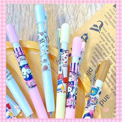 ** Bút bi Kitty móc gài kim loại nhiều màu