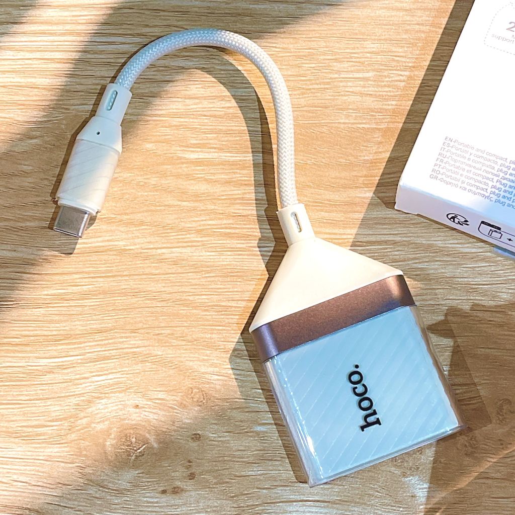 Đọc thẻ Type C Hoco UA40A 2 in 1