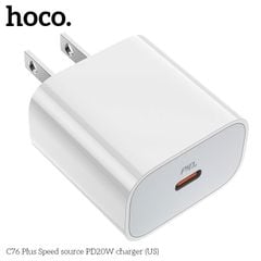 ** Cóc sạc Hoco C76 Plus 1C 20W