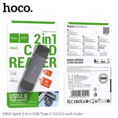 Đọc thẻ đa năng Hoco HB45 U + C 2.0