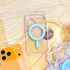 ** Ốp IP 17 lưng Mica viền dẻo Magsafe