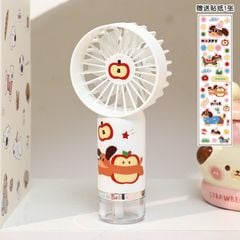 ** Quạt cầm tay phun sương trắng/hồng/vàng