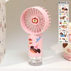 ** Quạt cầm tay phun sương trắng/hồng/vàng