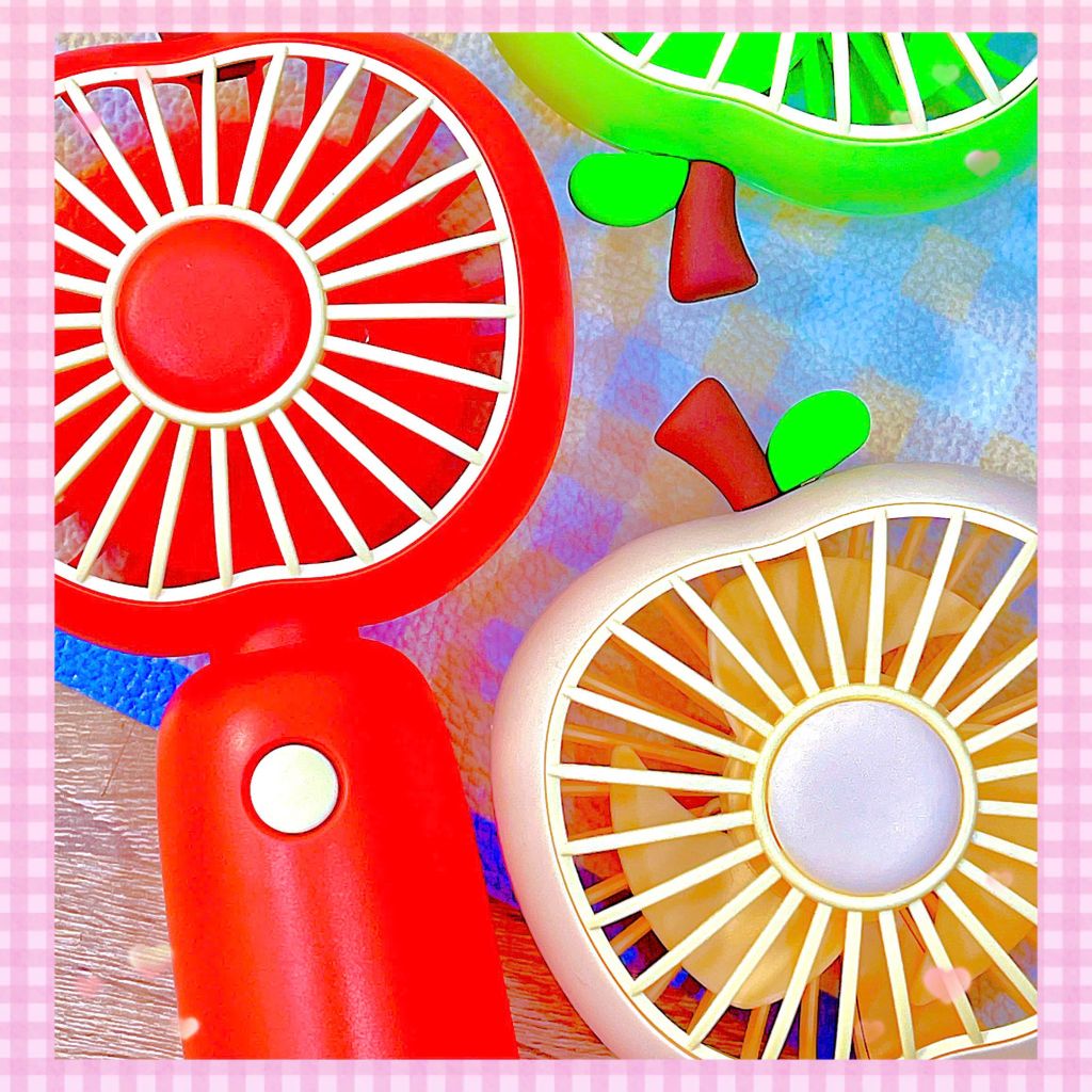 ** Quạt cầm tay/ để bàn hình táo cute