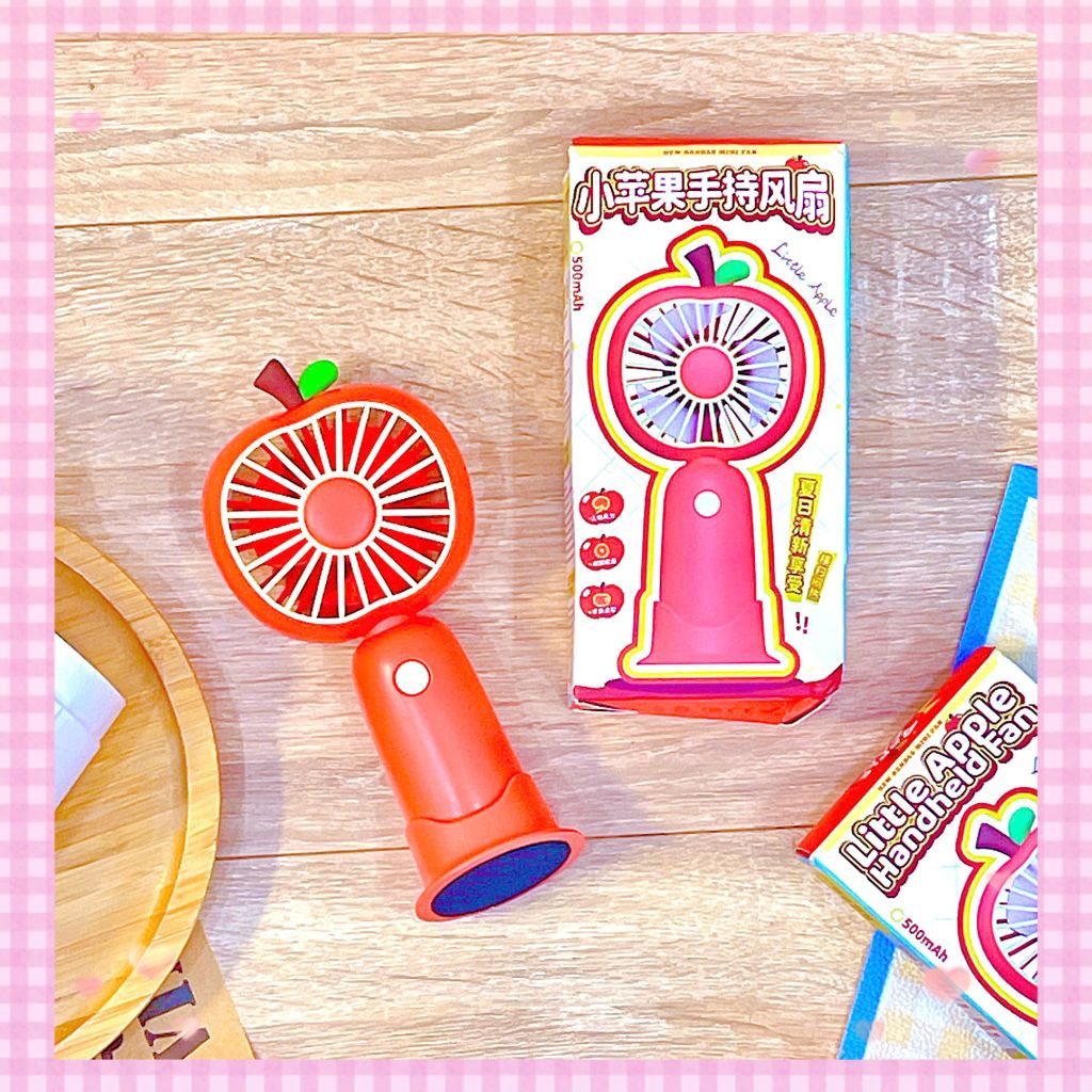 ** Quạt cầm tay/ để bàn hình táo cute