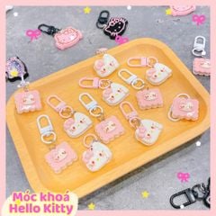 ** Móc khóa mặt Kitty/ bánh vuông charm Kitty