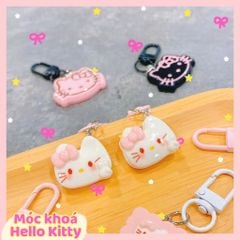 ** Móc khóa mặt Kitty/ bánh vuông charm Kitty