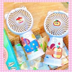 ** Quạt cầm tay/ để bàn viền tai gấu PiPi Bear