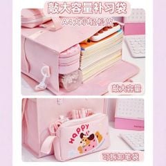 ** Balo táo đỏ hottrend hồng/kem