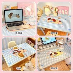 ** Đệm lót đa năng Cute Dog caro nhiều màu