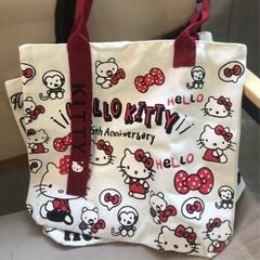 ** Túi đeo vai nhiều Hello Kitty đỏ/hồng/trắng/đen