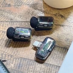 Micro cài áo Wiwu WM008 2 Mic cổng Dual