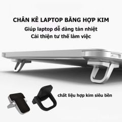 ** Giá đỡ dán Lapton nhựa 1 bậc