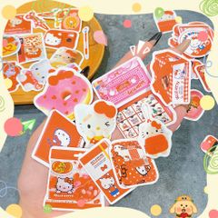 ** Set 50 miếng sticker Kitty/cánh thiên thần