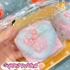 ** Slime bánh kem dâu trái tim