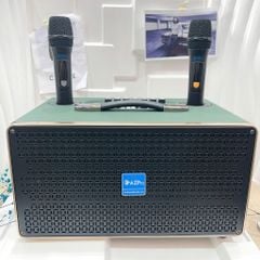** Loa Bluetooth kèm 2 mic Azpro D336