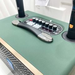 ** Loa Bluetooth kèm 2 mic Azpro D336