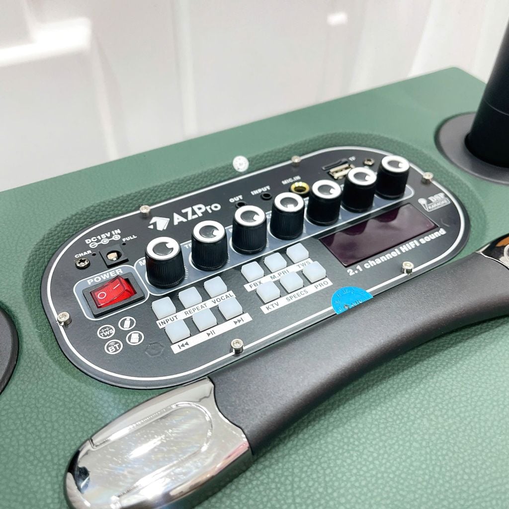 ** Loa Bluetooth kèm 2 mic Azpro D336