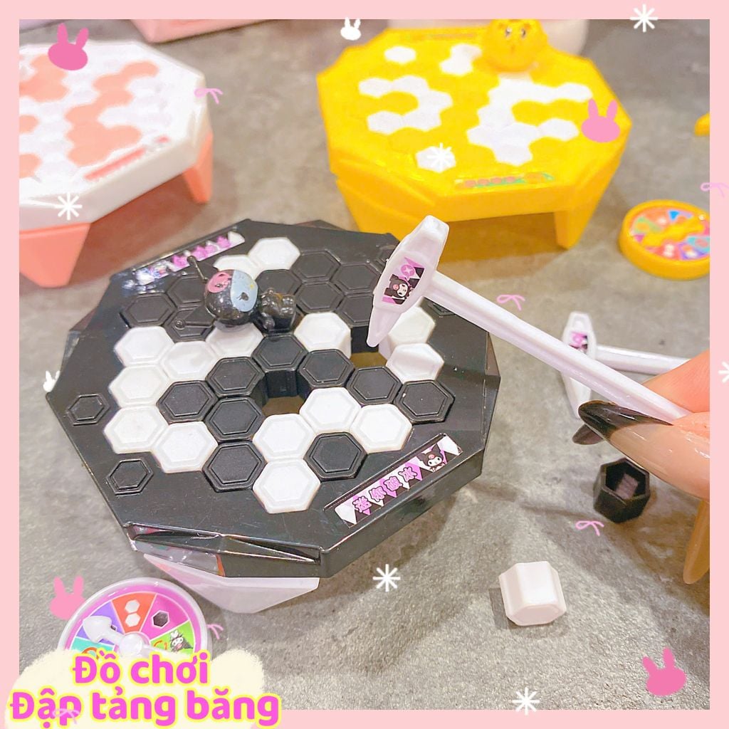 ** Bộ đồ chơi phá đá mini vịt vàng/ kuromi