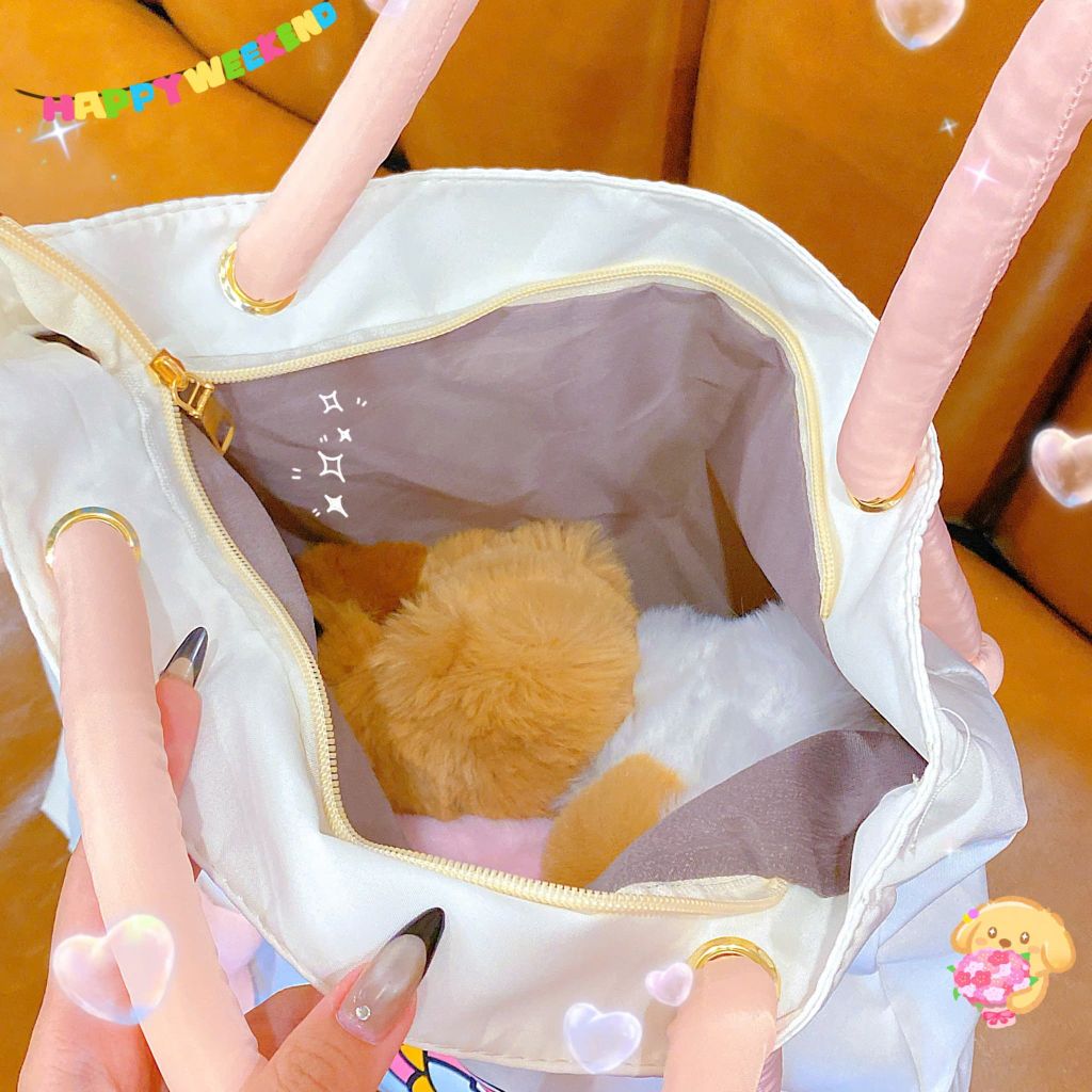 ** Túi đeo vai Kitty đính ngôi sao quai hồng