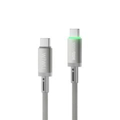 Cáp Type C to Type C Wiwu Maglink C084 100W từ tính tự cuộn 1m