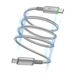 Cáp Type C to Type C Wiwu Maglink C084 100W từ tính tự cuộn 1m