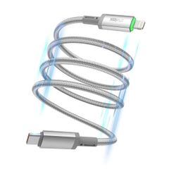 Cáp Type C to Lightning Wiwu Maglink C085 27W từ tính tự cuộn 1m