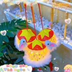 ** Lồng đèn rọ thỏ nón lá/ thỏ hoa kèm đèn led