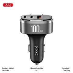 Sạc xe hơi XO CC61 1U 1C 1L 100W