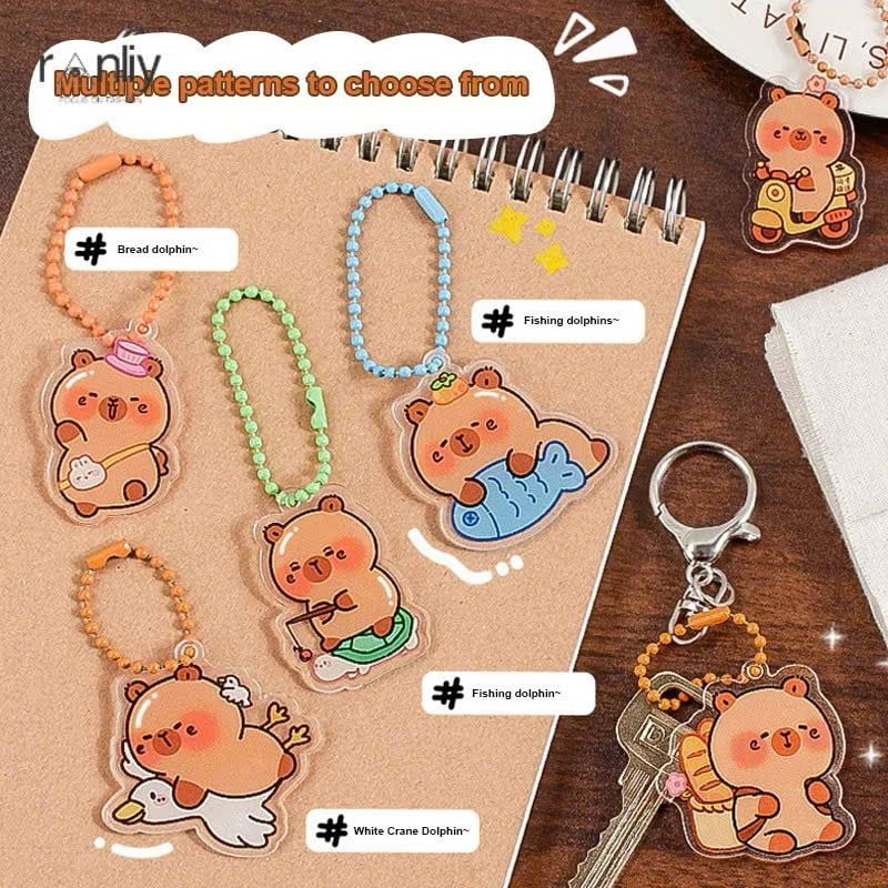 ** Móc khóa mica Capybara nhiều hình