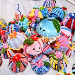 ** Lồng đèn handmade hình sứa có Led