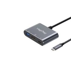 ** Chuyển Type C sang Hdmi + U + PD Veggieg TC03