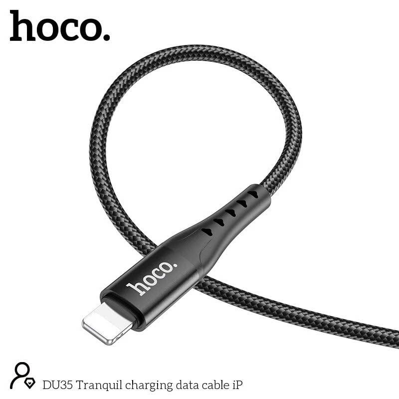Cáp Lightning Hoco DU35 2m