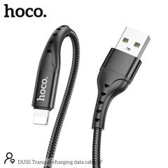 Cáp Lightning Hoco DU35 2m