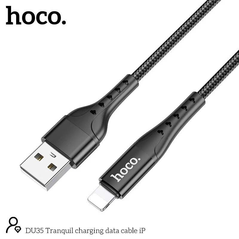 Cáp Lightning Hoco DU35 2m