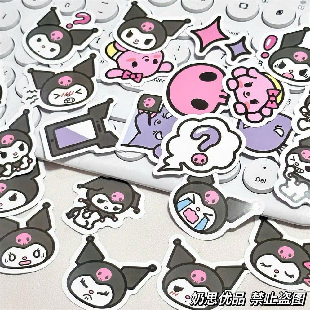 ** Set hình Sticker mix hình Kitty/Kuromi/Melody/PompomPurrin