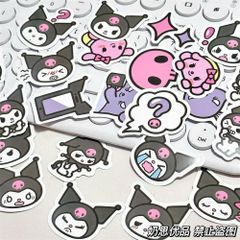 ** Set hình Sticker mix hình Kitty/Kuromi/Melody/PompomPurrin