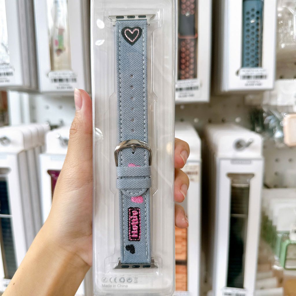 ** Dây Aw giả da vân vải Hotti 38/40/41