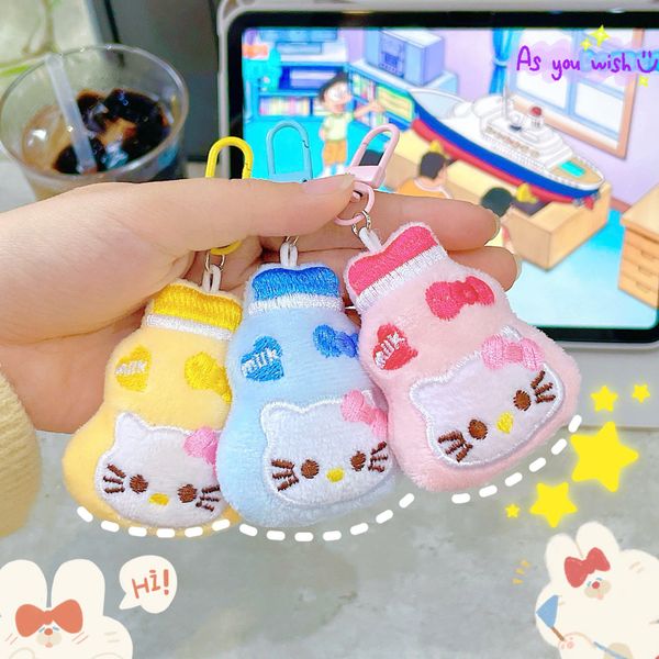 ** Móc khóa bông hồ lô Kitty hồng/vàng/xanh dương